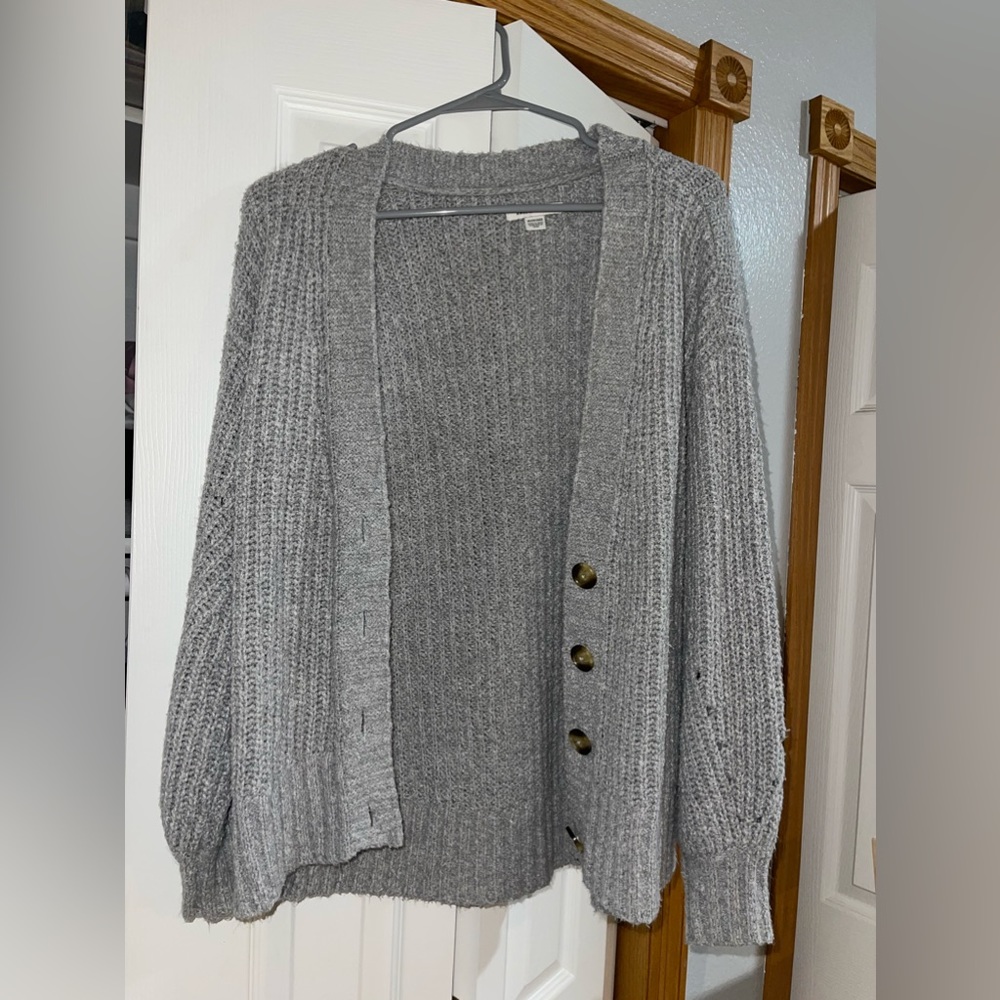 American Eagle grey cardigan. Size XS.